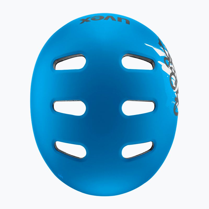 Kask dziecięcy UVEX Kid 4 Style super hero blue matt 4