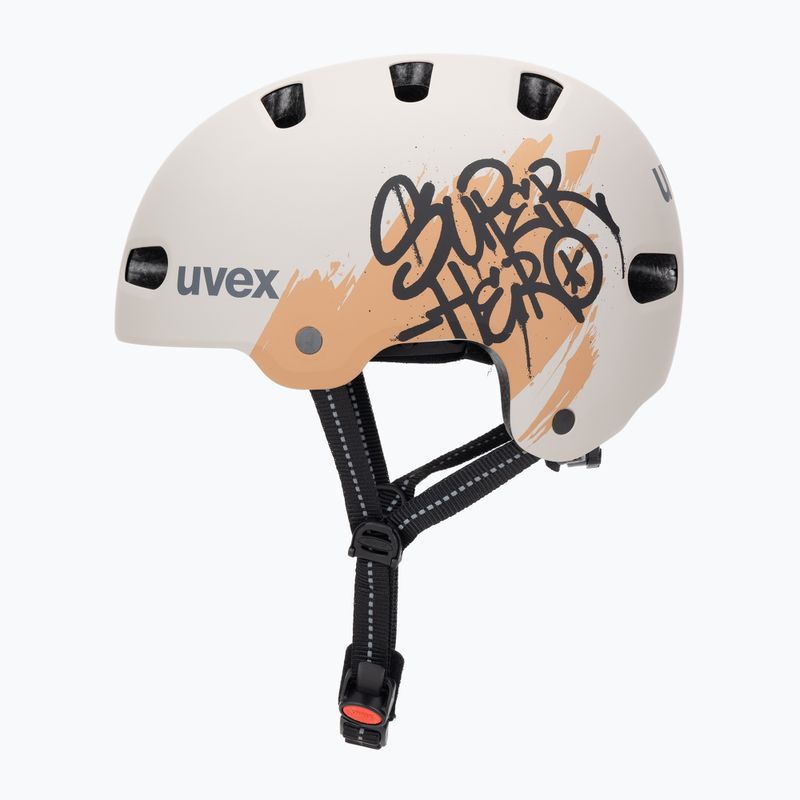 Kask dziecięcy UVEX Kid 4 Style super hero warm grey matt 3