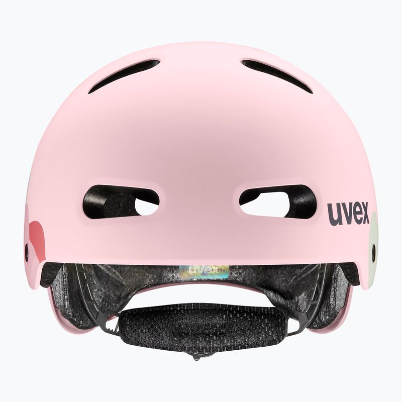 Kask dziecięcy UVEX Kid 4 Style strawberry/matcha matt 2