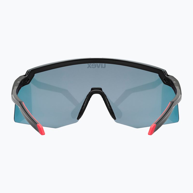 Okulary przeciwsłoneczne UVEX Pace Stage black matt/mirror red 4