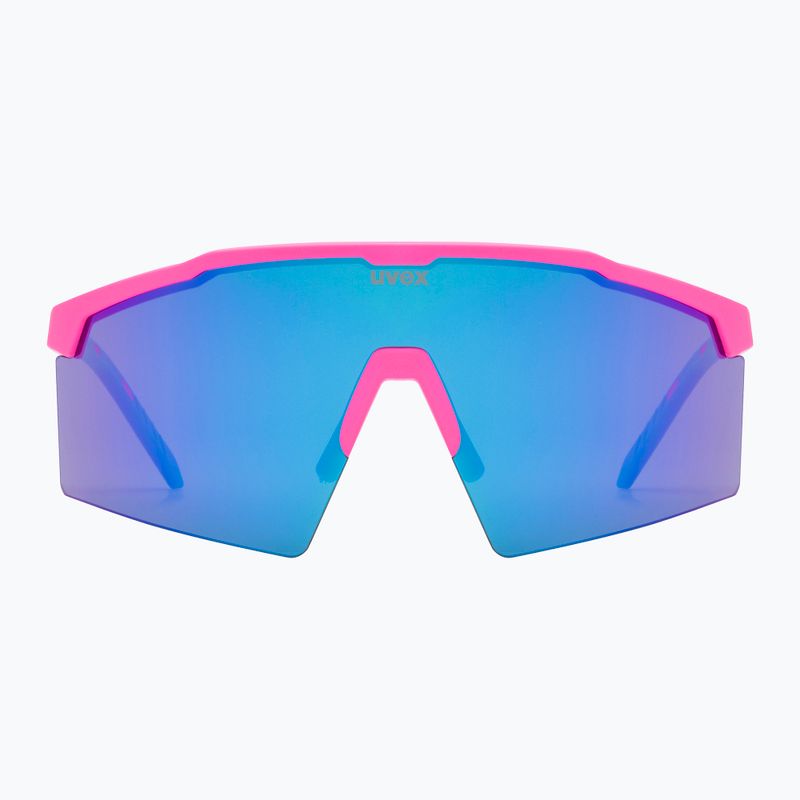 Okulary przeciwsłoneczne UVEX Flowline pink matt/mirror blue 3