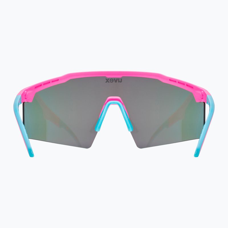 Okulary przeciwsłoneczne UVEX Flowline pink matt/mirror blue 4