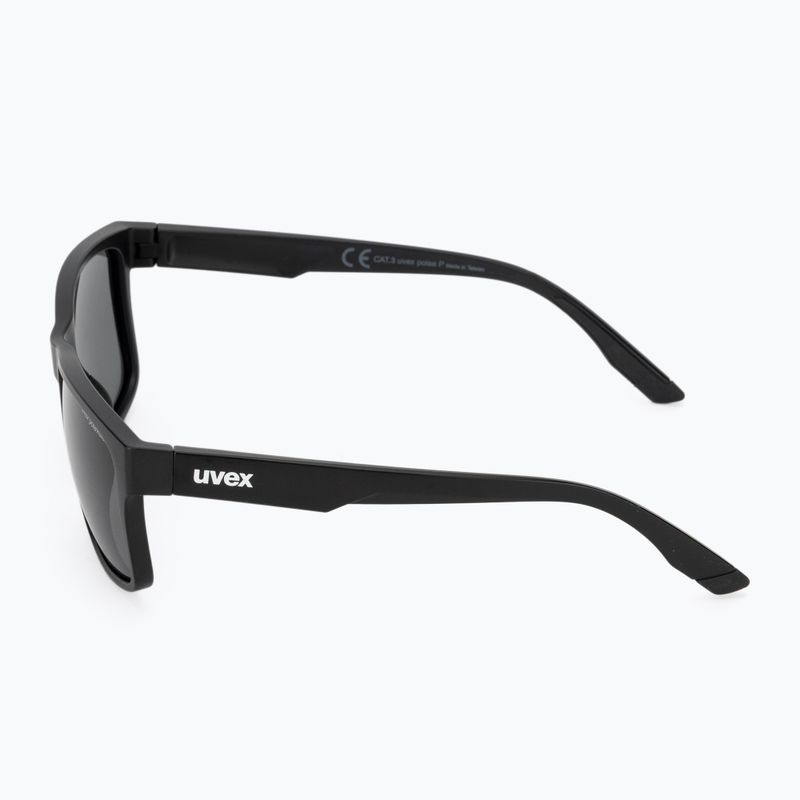 Okulary przeciwsłoneczne UVEX Poise P black matt/smoke 4