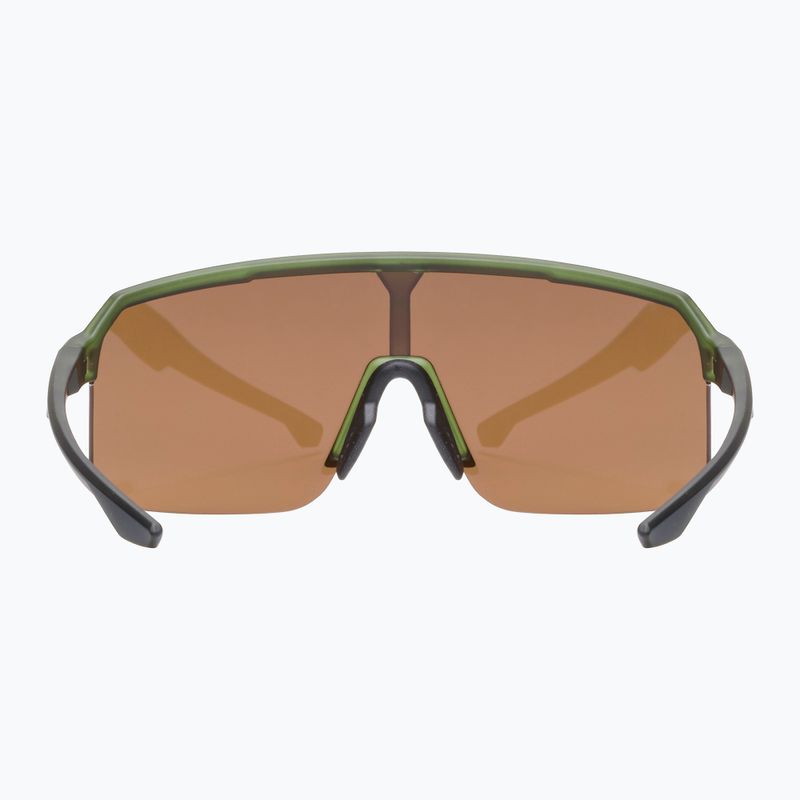 Okulary przeciwsłoneczne UVEX Ramp olive matt/mirror gold 4
