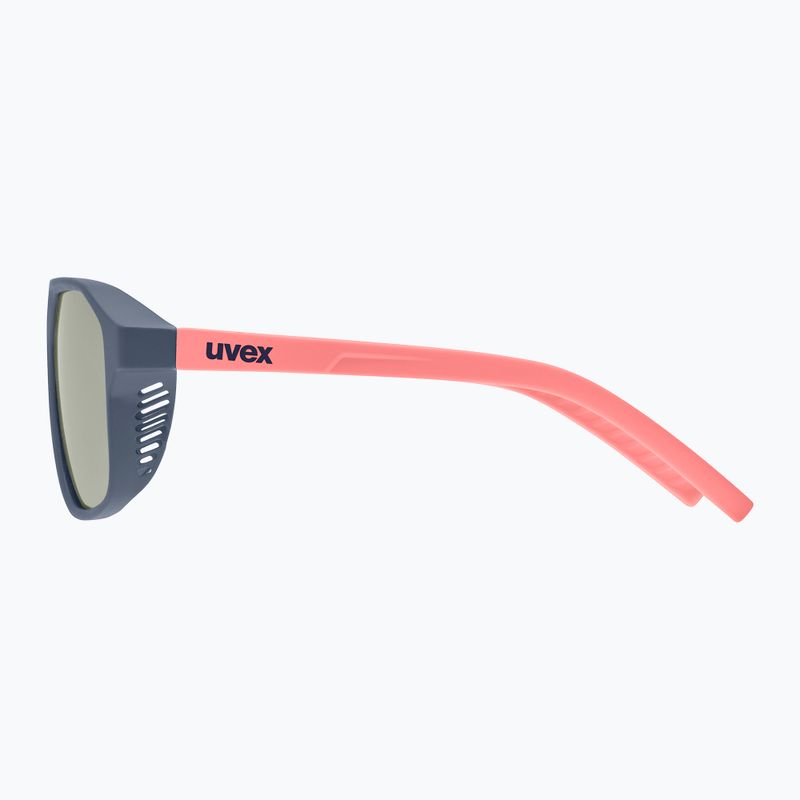 Okulary przeciwsłoneczne dziecięce UVEX Cosmic Jr blue red matt/mirror purple 5