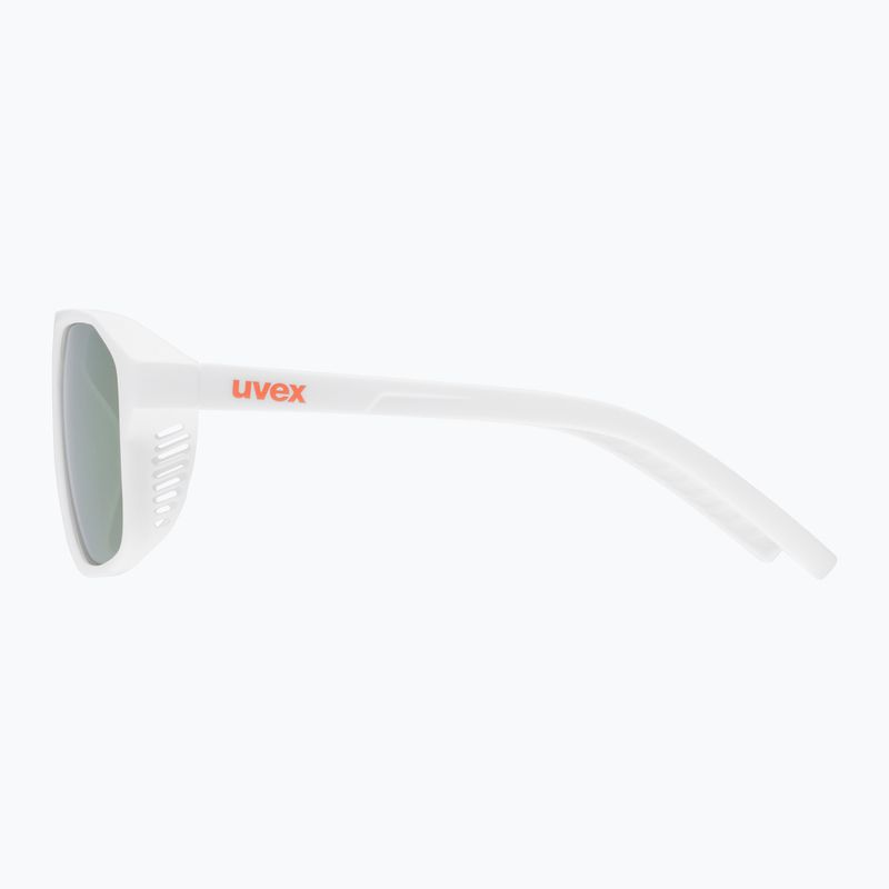 Okulary przeciwsłoneczne dziecięce UVEX Cosmic Jr white matt/mirror red 5