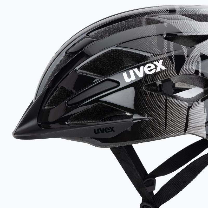 Kask rowerowy dziecięcy UVEX Air Wing 2 warm grey/black 7