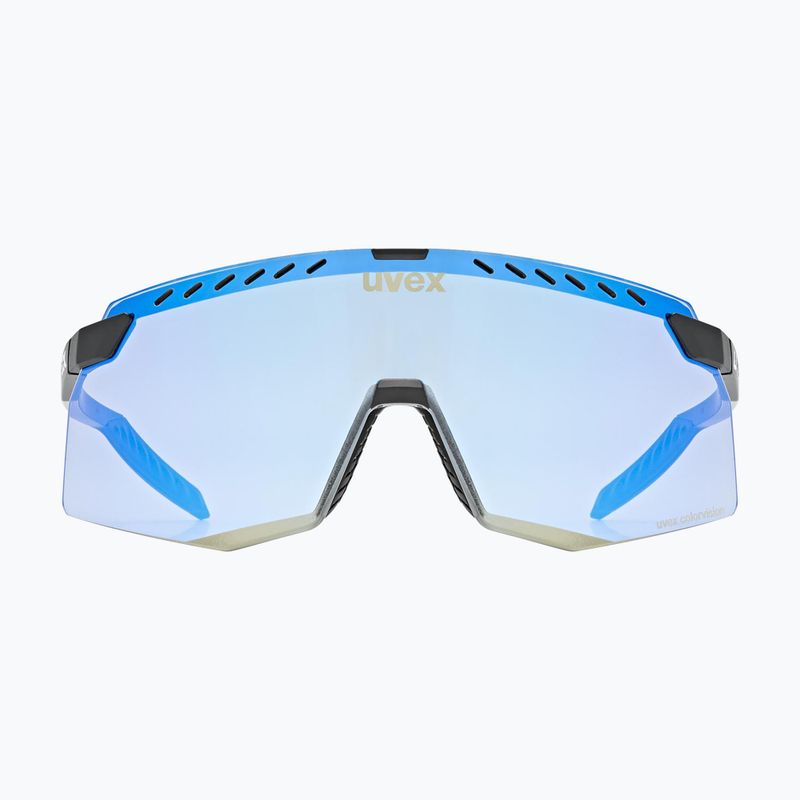 Okulary przeciwsłoneczne UVEX Pace Stage CV black matt/mirror blue 2