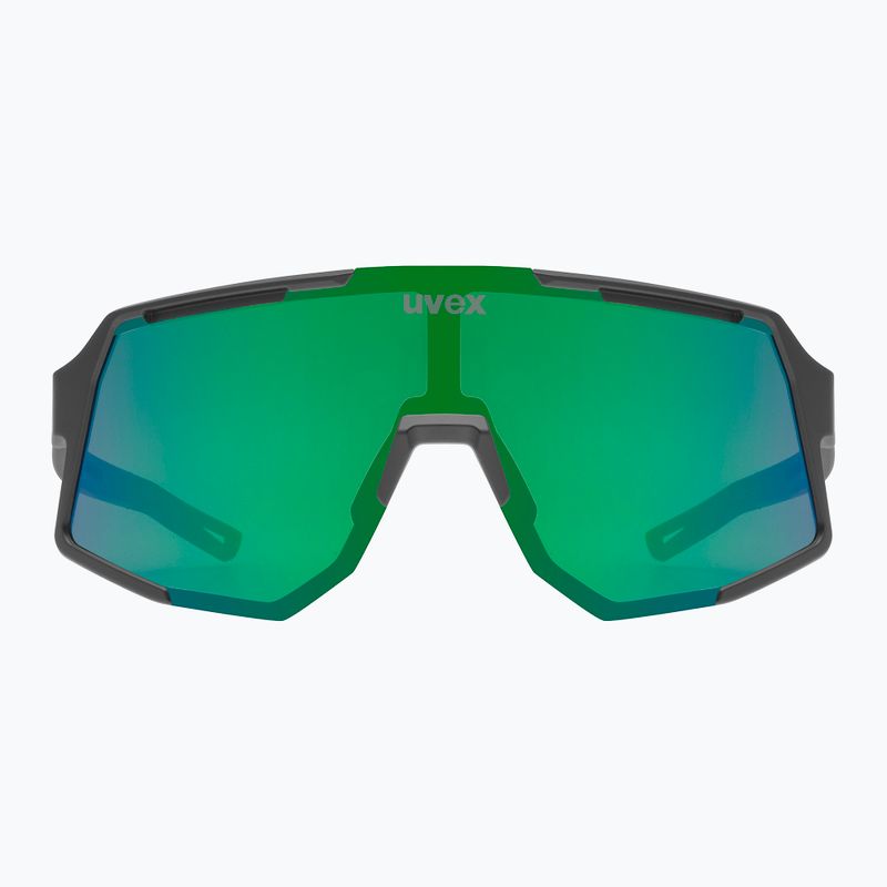 Okulary przeciwsłoneczne UVEX Sequenze black matt/miror green 3