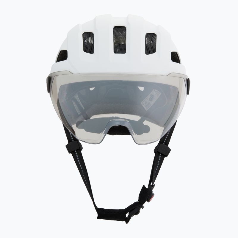 Kask rowerowy UVEX Stride Visor white matt/lite mirror silver 2