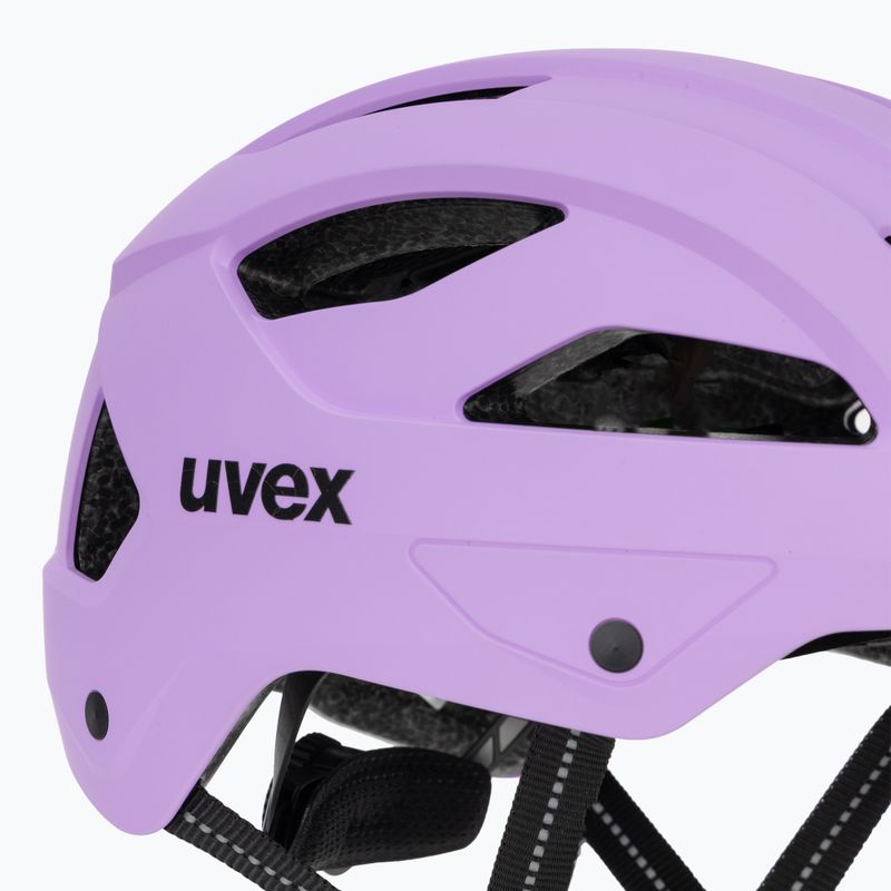 Kask rowerowy UVEX City Stride lilac matt 7