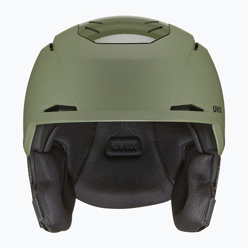 Kask narciarski UVEX Resolution khaki matt 2