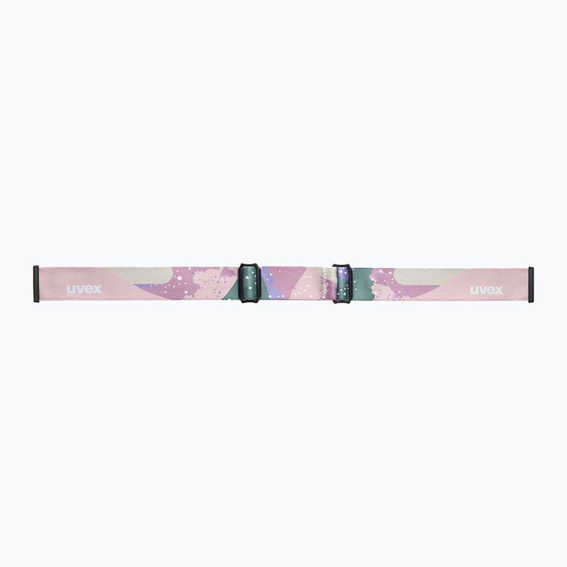Gogle narciarskie dziecięce UVEX Speedy Nova FM S2 white matt/mirror rose 4