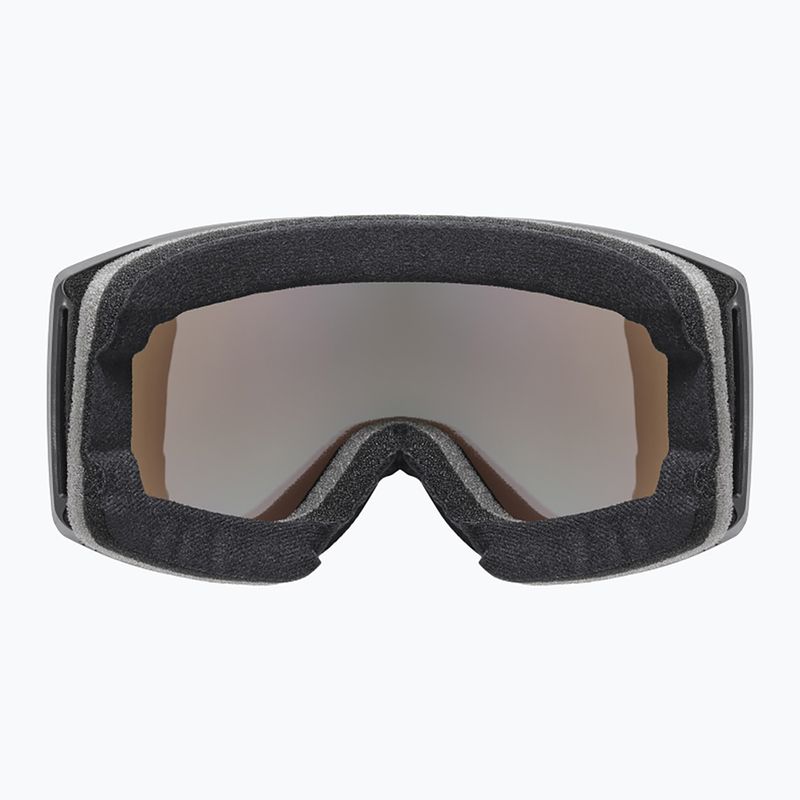 Gogle narciarskie UVEX Scenic P S0-S4 black matt/mirror green/pola 3