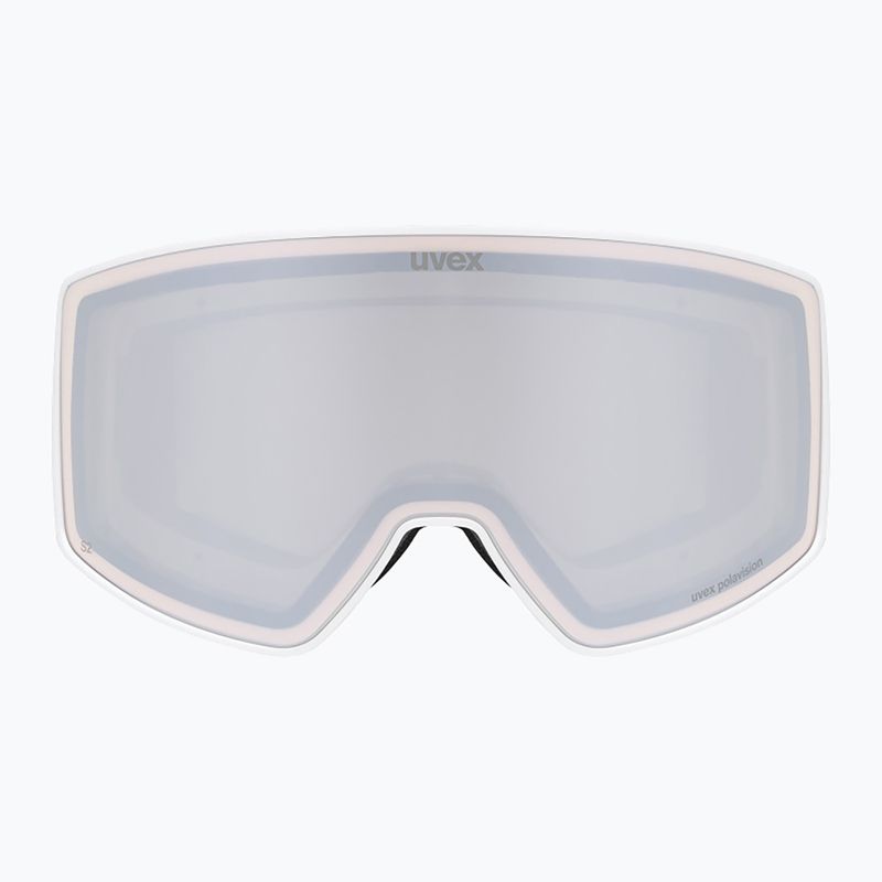 Gogle narciarskie UVEX Scenic P S0-S4 white matt/mirror silver/pola 2