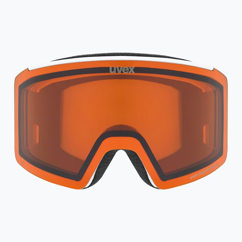 Gogle narciarskie UVEX Ignite LG S2 white matt/orange 2