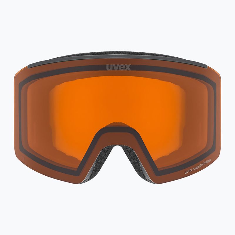 Gogle narciarskie UVEX Ignite LG S2 black matte / orange 2