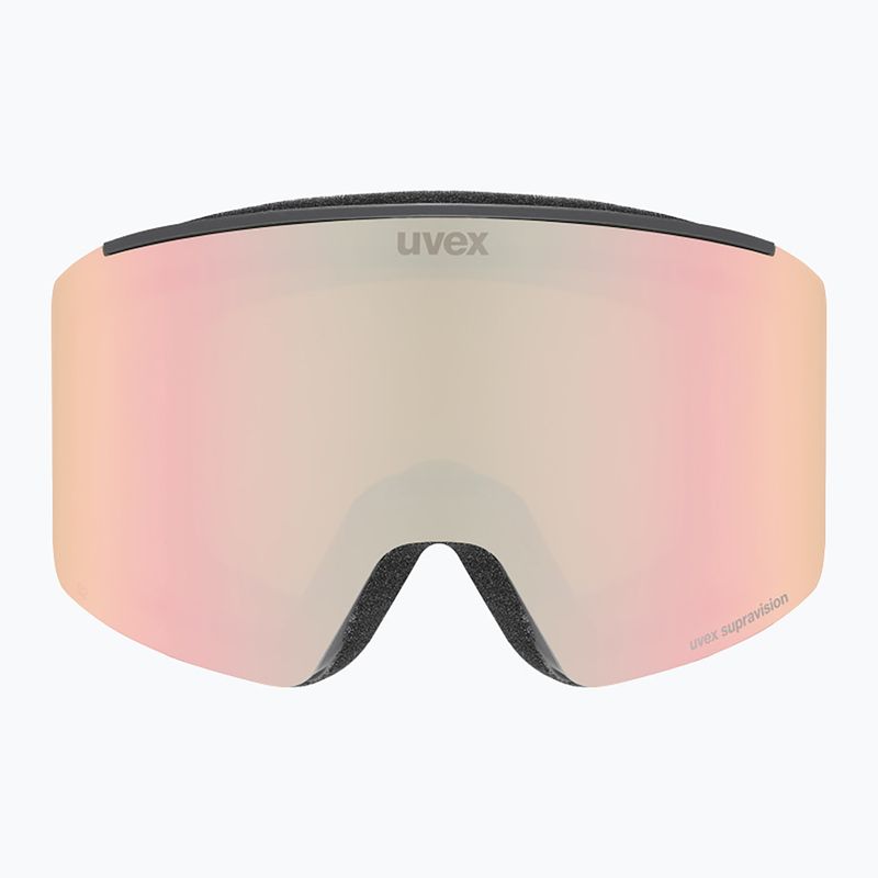 Gogle narciarskie UVEX Ignite FM S3 black matt/mirror rose 2