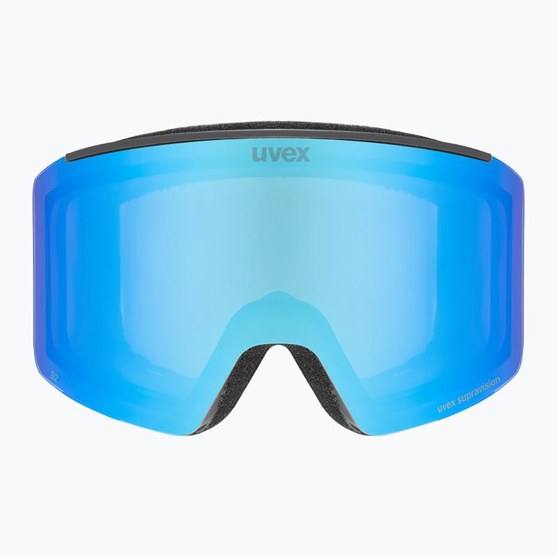 Gogle narciarskie UVEX Ignite FM S3 black matt/mirror blue 2