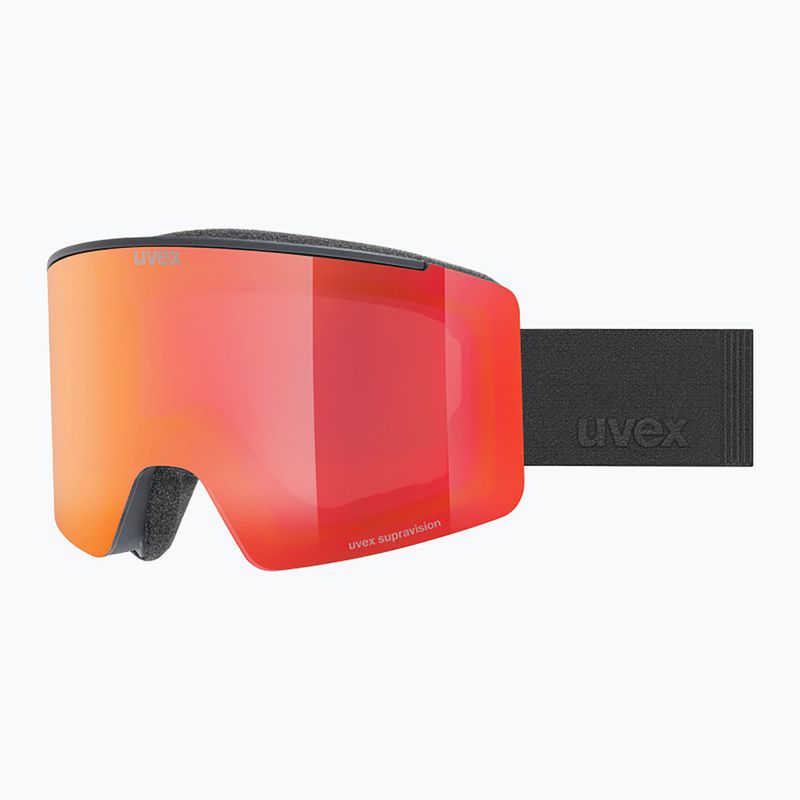 Gogle narciarskie UVEX Ignite FM S3 black matt/mirror red