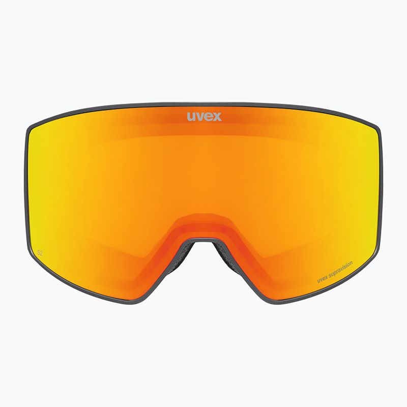 Gogle narciarskie UVEX Scenic FM S2 black matt/mirror red 2