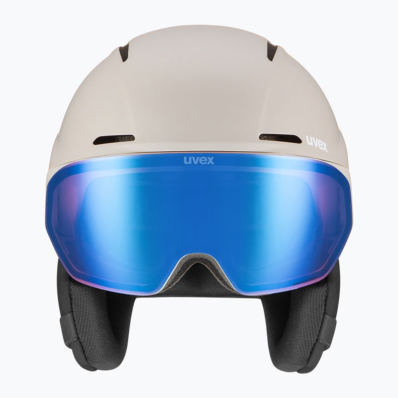 Kask narciarski UVEX Horizon CV MIPS warm grey matt 2