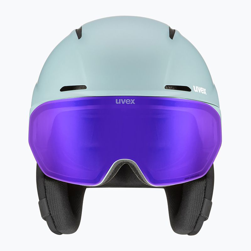 Kask narciarski UVEX Horizon CV oxid green matt 2