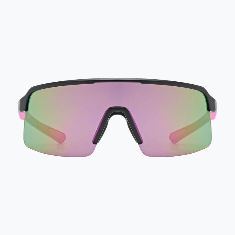 Okulary przeciwsłoneczne dziecięce UVEX Dyrt Jr black pink mat/mirror pink 2
