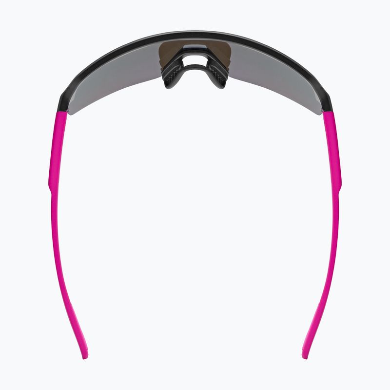 Okulary przeciwsłoneczne dziecięce UVEX Dyrt Jr black pink mat/mirror pink 4