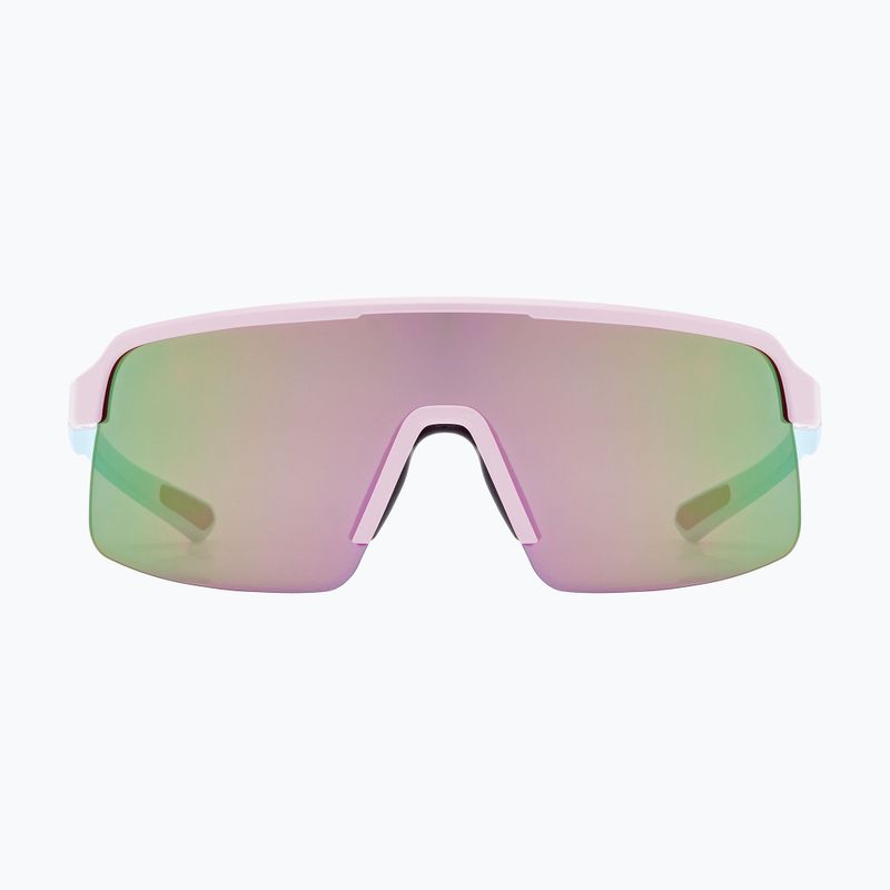 Okulary przeciwsłoneczne dziecięce UVEX Dyrt Jr pink/green matt/mirror pink 2