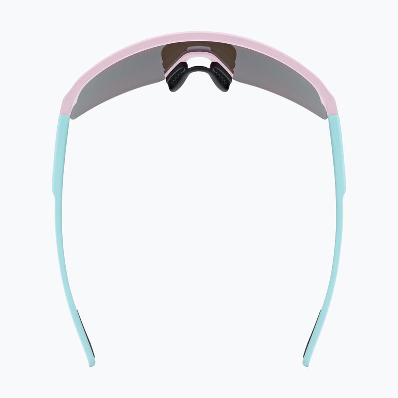 Okulary przeciwsłoneczne dziecięce UVEX Dyrt Jr pink/green matt/mirror pink 4