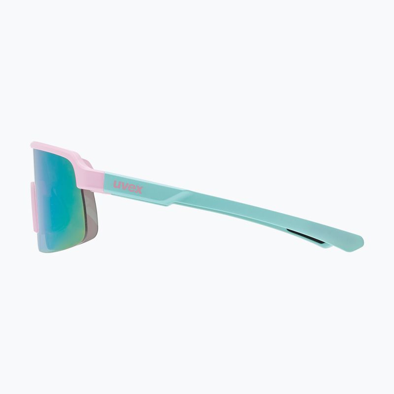 Okulary przeciwsłoneczne dziecięce UVEX Dyrt Jr pink/green matt/mirror pink 5