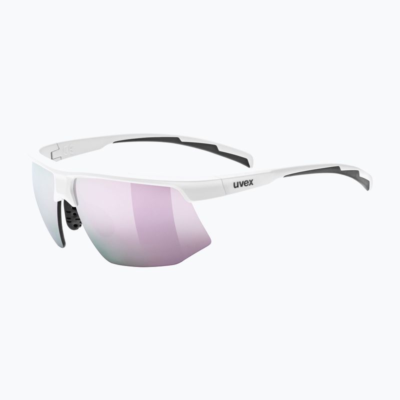 Okulary przeciwsłoneczne UVEX Aerios Small white matt/mirror rose