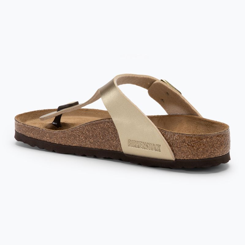 Japonki damskie BIRKENSTOCK Gizeh BF Regular gold 3