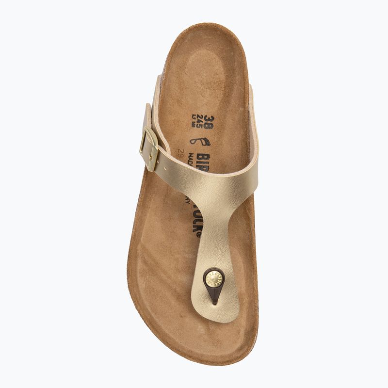 Japonki damskie BIRKENSTOCK Gizeh BF Regular gold 5