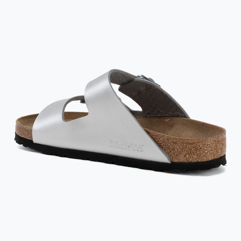 Klapki BIRKENSTOCK Arizona Birko-Flor silver 3