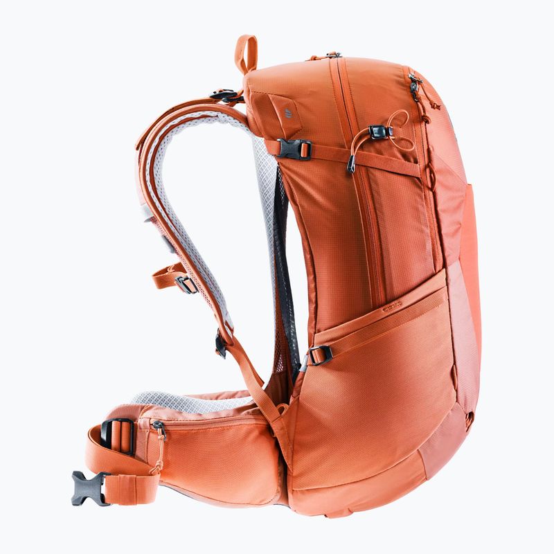 Plecak turystyczny damski deuter Futura 25 l SL paprika/sienna 3