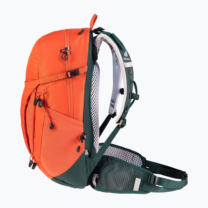 Plecak turystyczny damski deuter Trail 24 l SL paprika/forest 4