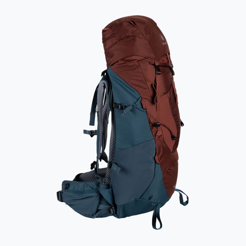 Plecak trekkingowy deuter Aircontact Lite 40 + 10 l redwood/arctic 2