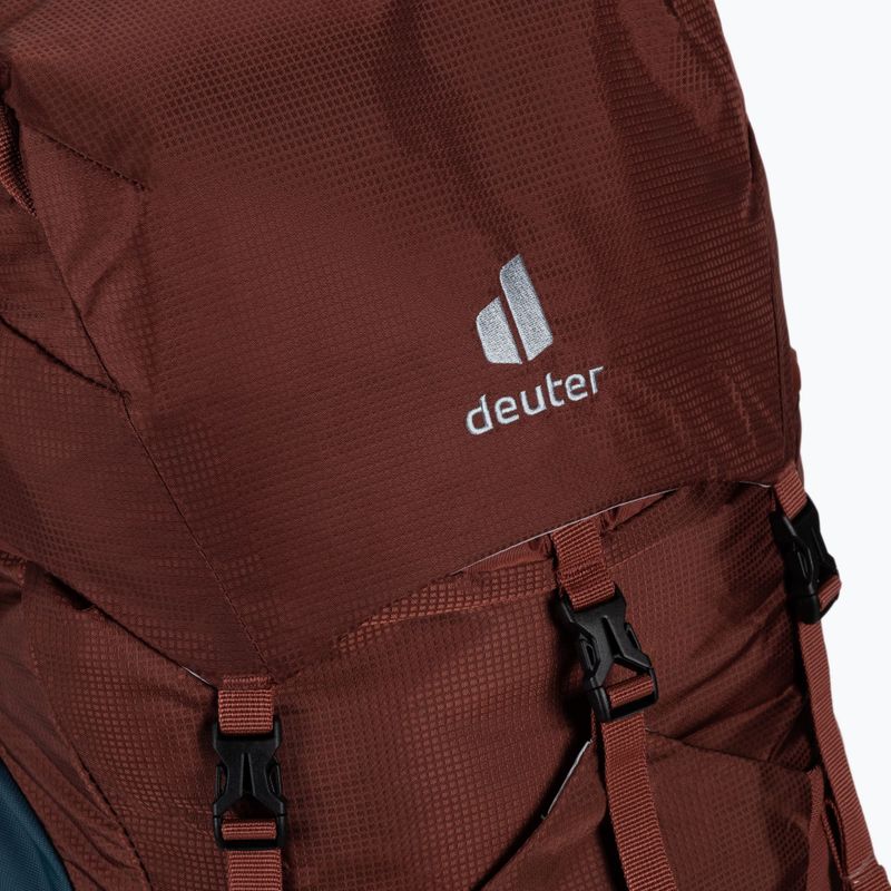 Plecak trekkingowy deuter Aircontact Lite 40 + 10 l redwood/arctic 4