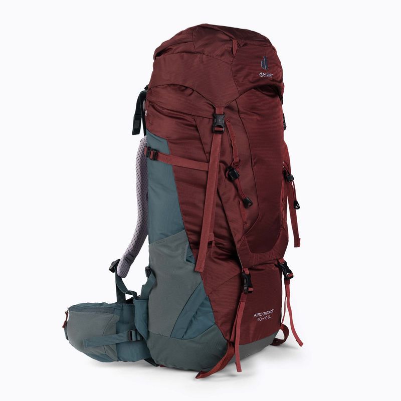 Plecak trekkingowy damski deuter Aircontact 40 + 10 l SL redwood/teal 2