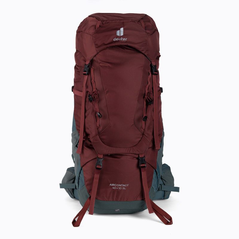 Plecak trekkingowy damski deuter Aircontact 40 + 10 l SL redwood/teal
