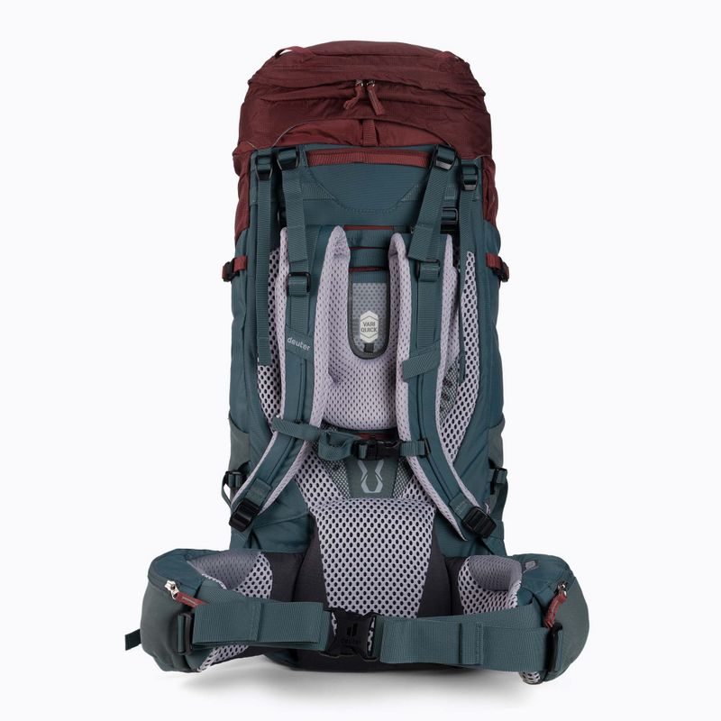 Plecak trekkingowy damski deuter Aircontact 40 + 10 l SL redwood/teal 3