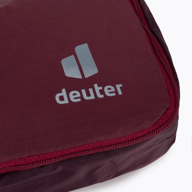 Kosmetyczka deuter Wash Center Lite I maron/aubergine 4
