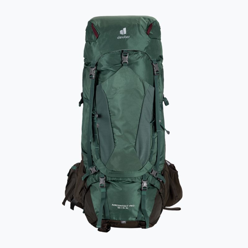 Plecak trekkingowy damski deuter Aircontact PRO 55 + 15 l SL seagreen/coffee