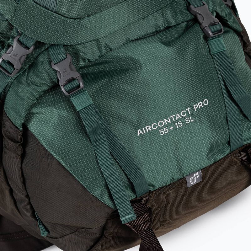 Plecak trekkingowy damski deuter Aircontact PRO 55 + 15 l SL seagreen/coffee 6