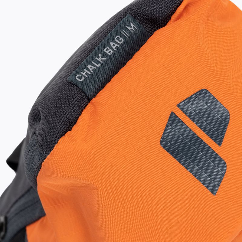 Woreczek na magnezję deuter Gravity Chalk Bag II saffron/graphite 4