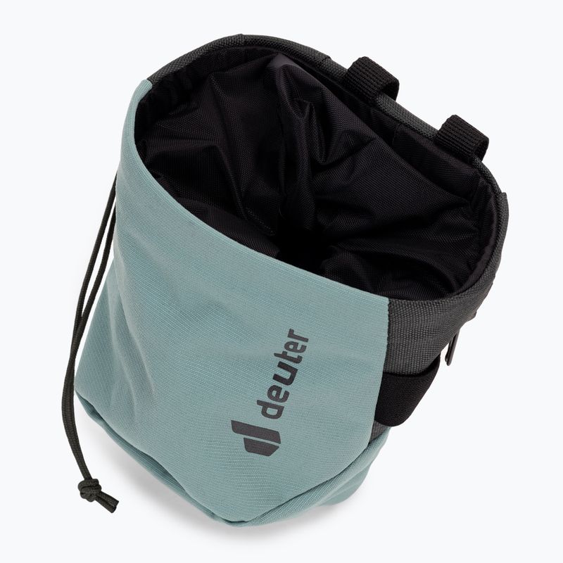 Woreczek na magnezję deuter Gravity Chalk Bag II jade/ivy 3