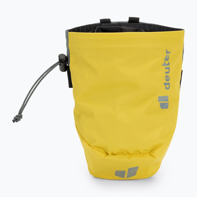 Woreczek na magnezję deuter Gravity Chalk Bag II corn/teal