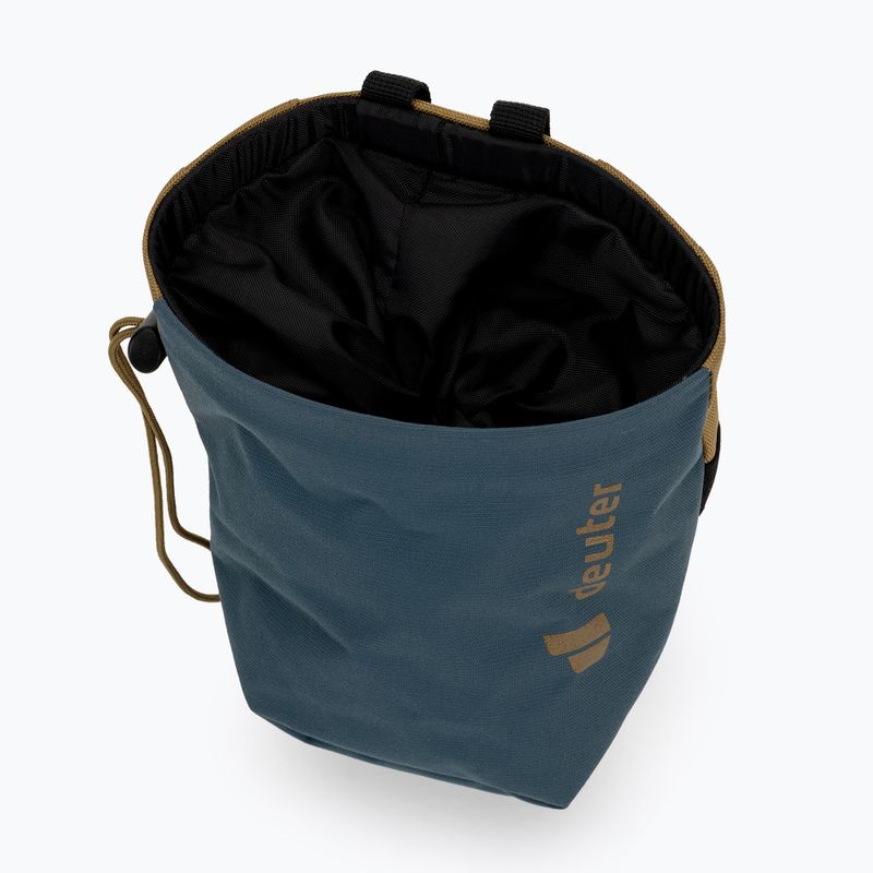 Woreczek na magnezję deuter Gravity Chalk Bag II arctic/clay 3